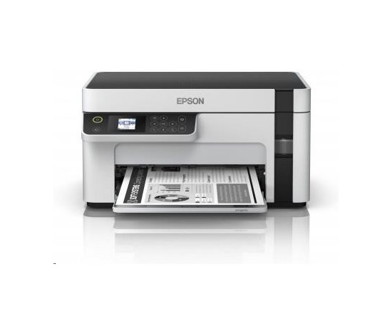 Atramentová tlačiareň EPSON EcoTank Mono M2120, 3v1,A4, 1200x2400dpi, 32 str./min, USB, Wi-Fi, 3 roky záruka po registrácii.