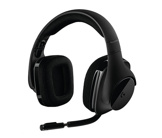 Logitech herní sluchátka G533, Wireless Gaming Headset