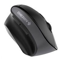 Myš CHERRY MW 4500 LEFT, ergonomická pre ľavákov, 600/900/1200 DPI / 6 tlačidiel / mini USB prijímač, čierna