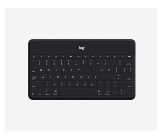 Logitech Bluetooth Keyboard Folio Keys-To-Go, UK - International, Black, Apple