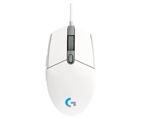 Logitech Gaming Mouse G102 2nd Gen LIGHTSYNC, USB, EER, biela