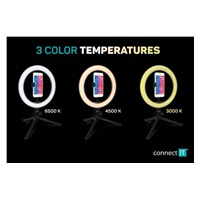 CONNECT IT Selfie10Ring kruhové LED světlo, malé