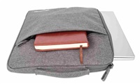 MANHATTAN Seattle Notebook Sleeve 15.6", vodotesný, sivý