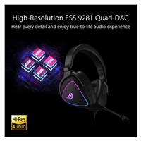 ASUS sluchátka ROG DELTA S, Gaming Headset, černá