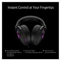 ASUS sluchátka ROG DELTA S, Gaming Headset, černá