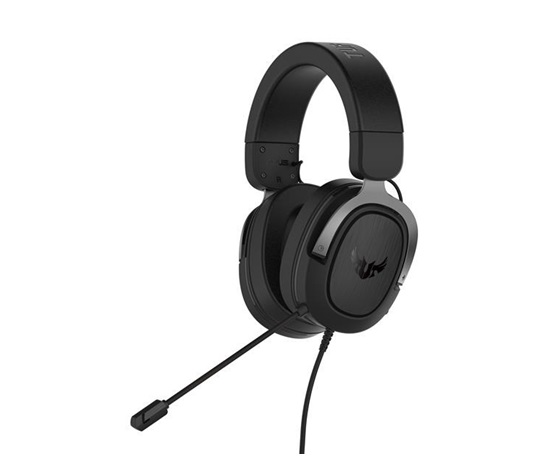 ASUS sluchátka TUF Gaming H3 Gun Metal, Gaming Headset, černo-šedá