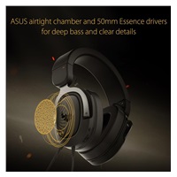 ASUS sluchátka TUF Gaming H3 Gun Metal, Gaming Headset, černo-šedá