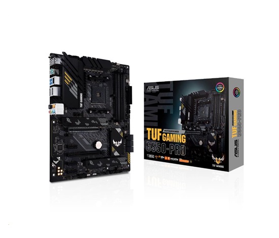 ASUS MB Sc AM4 TUF GAMING B550-PRO, AMD B550, 4xDDR4, 1xDP, 1xHDMI