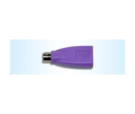 Adaptér CHERRY USB na PS/2, fialový