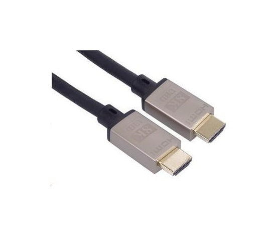 Kábel HDMI PREMIUMCORD 2.1 vysokorýchlostný + ethernetový kábel 8K@60Hz, 4K@120Hz, pozlátené konektory, 2 m