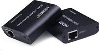 PREMIUMCORD HDMI extender na 60 m FULL HD 1080p cez jeden kábel Cat5e/6/6a/7, nastavenie EDID