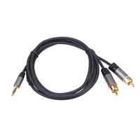 Kábel PREMIUMCORD, Jack 3.5mm-2xCINCH M/M 3m