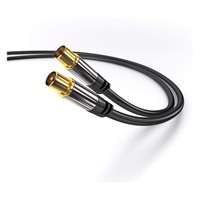 PREMIUMCORD prepojovací kábel, anténa, M/F 75Ohm (135dB) 4x tienený 1,5m