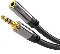 Predlžovací kábel PREMIUMCORD, Jack 3.5 mm - Jack 3.5mm M/F 3m