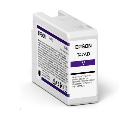 Atrament EPSON Singlepack Violet T47AD UltraChrome Pro 10 50 ml