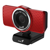 GENIUS webová kamera ECam 8000/ červená/ Full HD 1080P/ USB2.0/ mikrofón