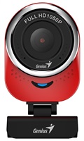 GENIUS Webcam QCam 6000/ červená/ Full HD 1080P/ USB2.0/ mikrofón