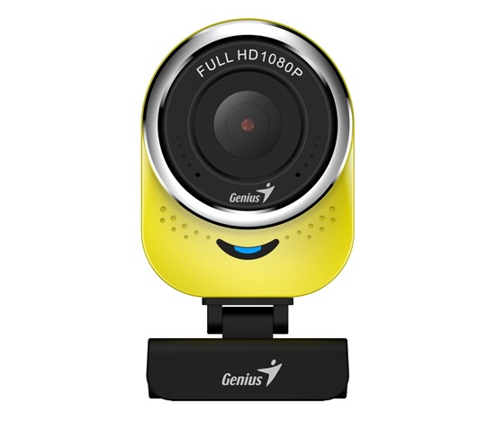 GENIUS webová kamera QCam 6000/ žltá/ Full HD 1080P/ USB2.0/ mikrofón