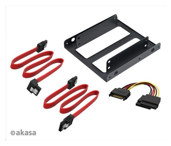 Adaptér AKASA 2.5" SSD a HDD + káble SATA