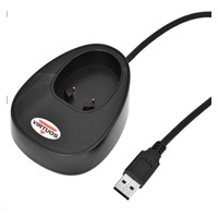 Virtuos CCD 2D čítačka Virtuos HW-855A, bezdrôtová, základňa, USB, čierna