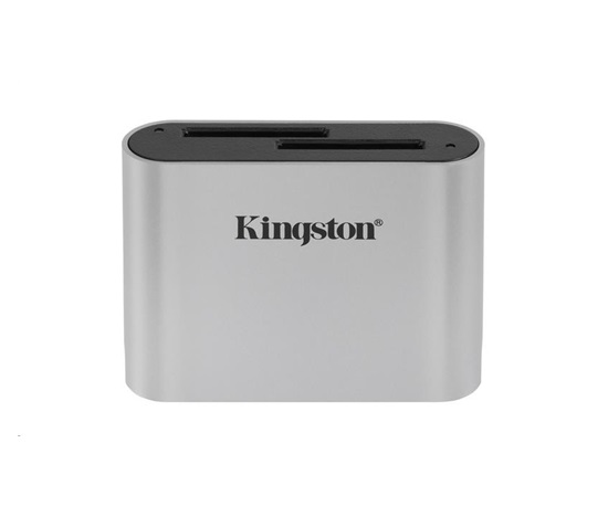 Kingston USB3.2 Dvojslotová čítačka kariet SDHC/SDXC UHS-II Gen1 Workflow