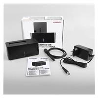 AXAGON ADSA-SN, USB 3.2 Gen1 - SATA 6G, 2.5"/3.5" HDD/SSD dokovací stanice POŠKOZEN OBAL