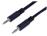 Kábel PREMIUMCORD Jack 3,5 mm - 3,5 mm M/M 0,5 m
