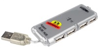 PREMIUMCORD USB 2.0 HUB 4-portový bez napájania