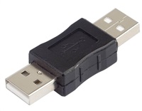 Adaptér USB PremiumCord A-A, samec/samec