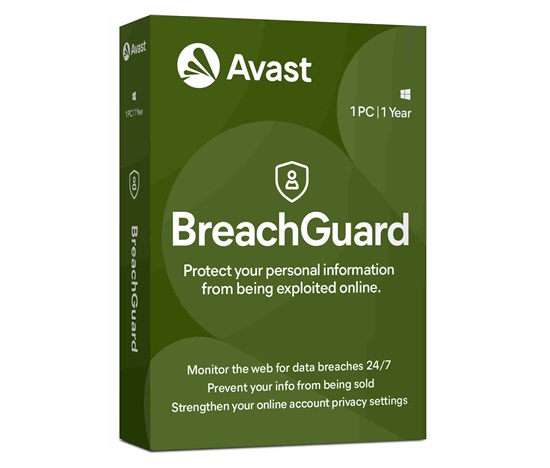 _Nový Avast BreachGuard 1PC na 12 mesiacov