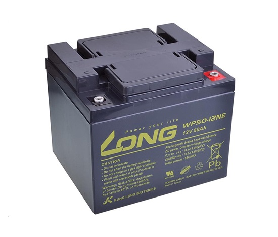 Dlhá olovená batéria 12V 50Ah DeepCycle AGM M6 (WP50-12NE)