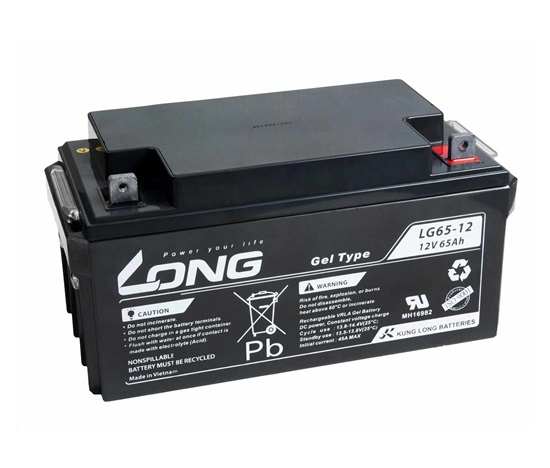 Dlhá olovená batéria M6 LongLife 12V 65Ah (WPL65-12AN)