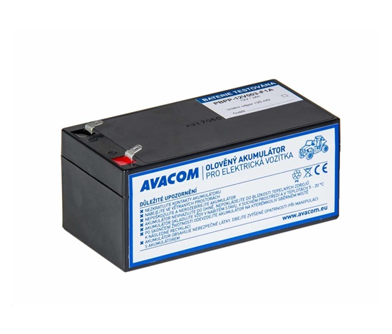 AVACOM Náhradný akumulátor (olovený) 12V 3Ah pre Peg Pérego F1