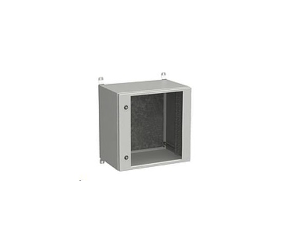 Vonkajšia nástenná skriňa Solarix LC-20 12U 600x300 mm, sklenené dvere, LC-20-12U-63-11-G