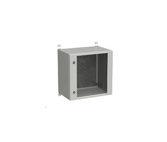 Vonkajšia nástenná skriňa Solarix LC-20 12U 600x500 mm, sklenené dvere, LC-20-12U-65-11-G