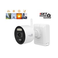 iGET HOMEGUARD HGNVK88004P - Kamerový systém s batériovými kamerami FullHD, sada 4 kamier + rekordér NVR