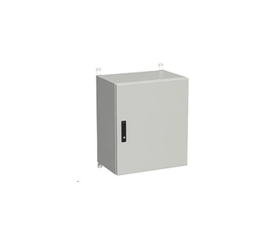 Nástenná vonkajšia skriňa Solarix LC-20 15U 600x400 mm, kovové dvere, LC-20-15U-64-22-G