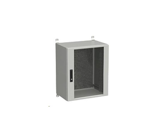 Vonkajšia nástenná skriňa Solarix LC-20 15U 600x400 mm, sklenené dvere, LC-20-15U-64-12-G
