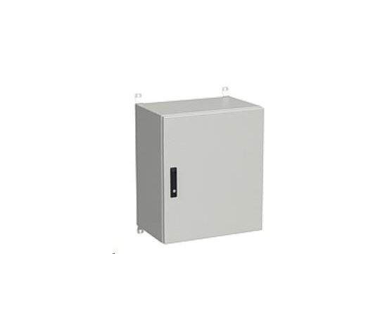 Nástenná vonkajšia skriňa Solarix LC-20 15U 600x500mm, kovové dvere, LC-20-15U-65-22-G