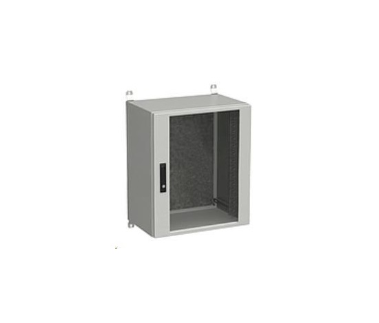 Vonkajšia nástenná skriňa Solarix LC-20 15U 600x600 mm, sklenené dvere, LC-20-15U-66-12-G