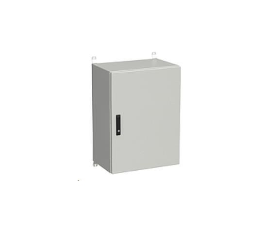 Nástenná vonkajšia skriňa Solarix LC-20 18U 600x400 mm, kovové dvere, LC-20-18U-64-22-G