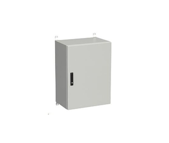 Nástenná vonkajšia skriňa Solarix LC-20 18U 600x500mm, kovové dvere, LC-20-18U-65-22-G