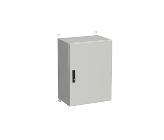 Nástenná vonkajšia skriňa Solarix LC-20 18U 600x600 mm, kovové dvere, LC-20-18U-66-22-G
