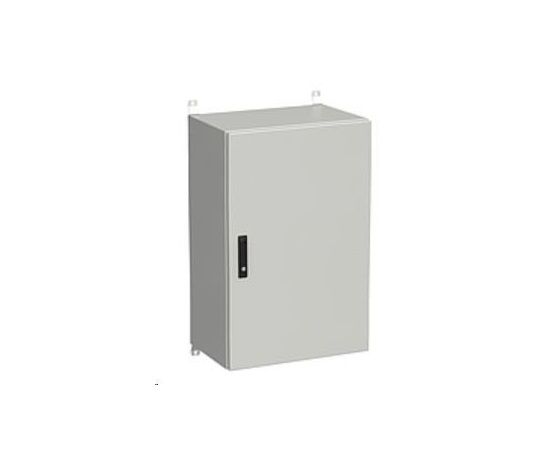 Nástenná vonkajšia skriňa Solarix LC-20 21U 600x600 mm, kovové dvere, LC-20-21U-66-22-G