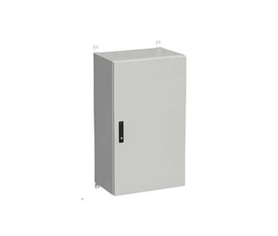 Nástenná vonkajšia skriňa Solarix LC-20 24U 600x400 mm, kovové dvere, LC-20-24U-64-22-G