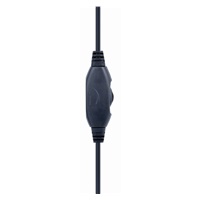 GEMBIRD sluchátka s mikrofonem GHS-05-O, gaming, černo-oranžová, 1x 4-pólový 3,5mm jack