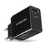 AXAGON ACU-QC19, QC nabíjačka do siete 19W, 1x port USB-A, QC3.0/AFC/FCP/SMART, čierna