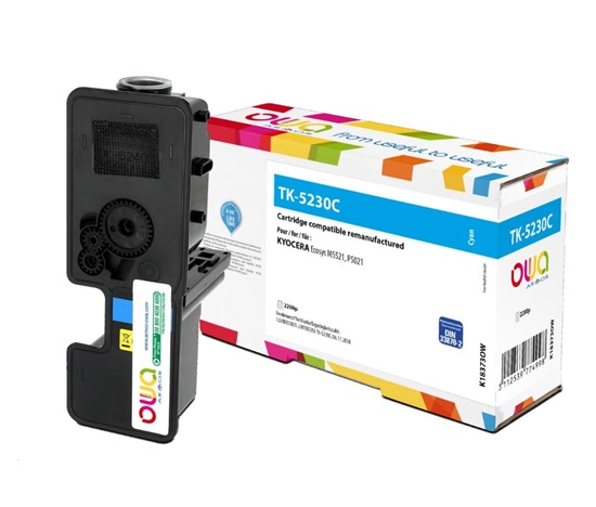 Toner ARMOR pre Kyocera ECOSYS M5521, P5021 (TK5230C), modrá/cyan, 2200 str