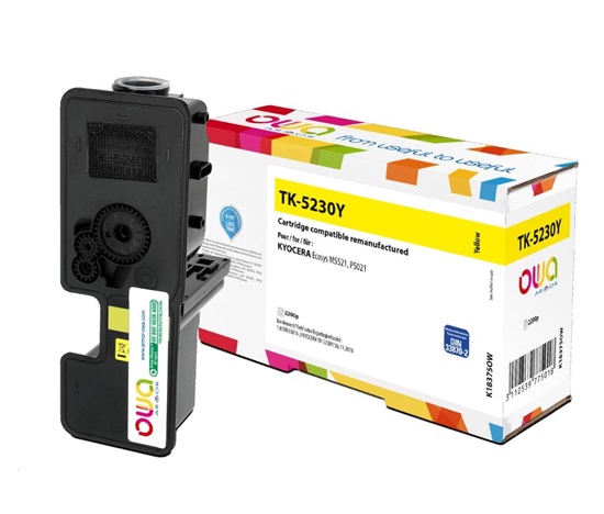 Toner ARMOR pre Kyocera ECOSYS M5521, P5021 (TK5230Y), žltý/žltý, 2200 str