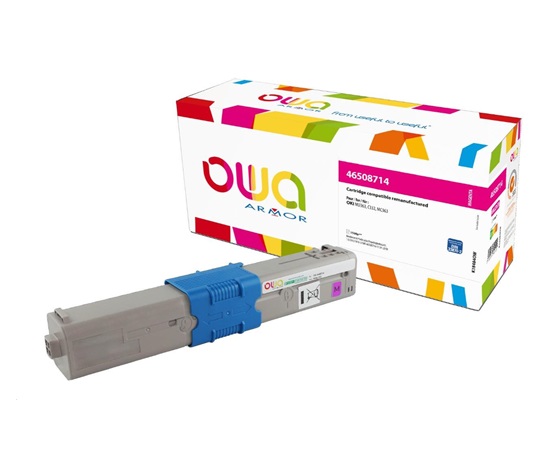 Toner ARMOR pre OKI C332, MC363 (46508714), červená/purpurová, 1500 str